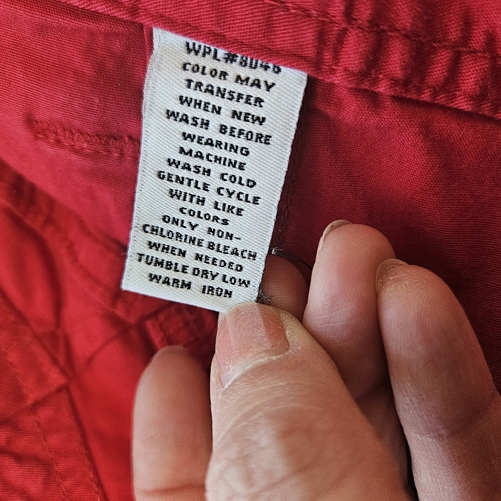 Style&Co Red Cargo Pants - Picture 11 of 11